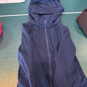 lululemon athletica Women's Navy Blue Zip-Up Hoodie